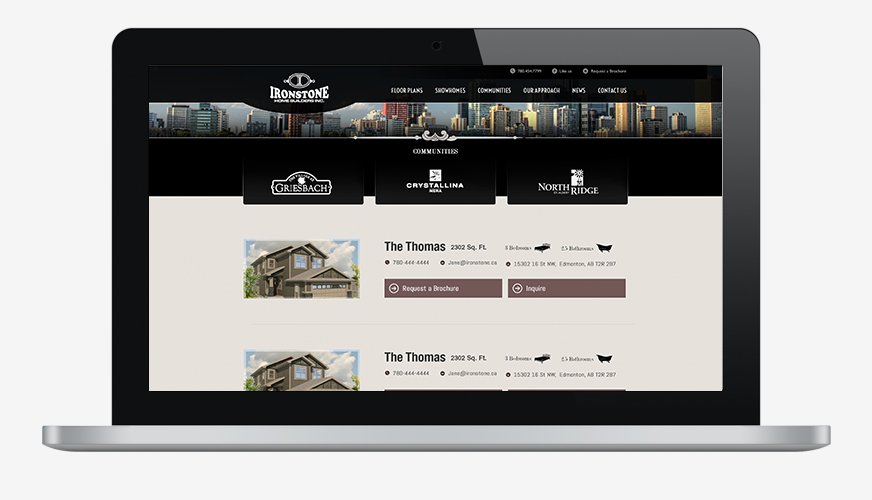 Ironstone Builders LAUNCH Edmonton  Design Company